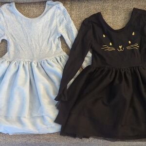 Old Navy Blue and Black Kids Dresses